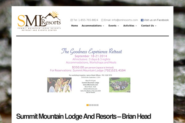 Site using Events-and-bookings plugin