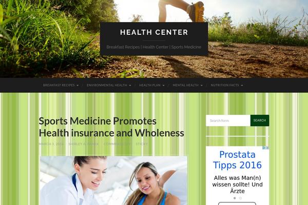Healthmag theme site design template sample