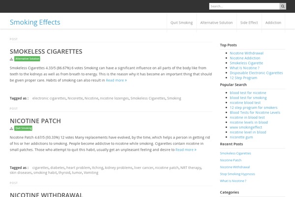 Site using Digg Digg plugin