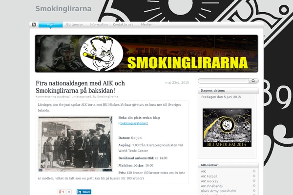 smokinglirarna.se site used iStudio Theme