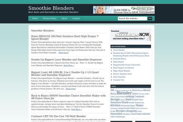 Streamline theme site design template sample