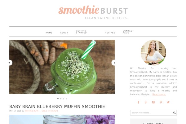 Foodie Pro theme site design template sample