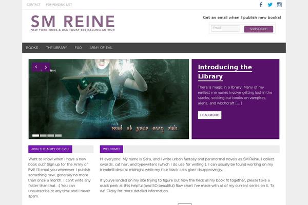 Merlin theme site design template sample