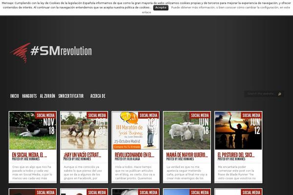 Site using WP Socializer plugin