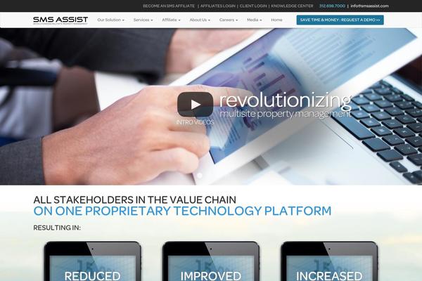 Sms theme site design template sample