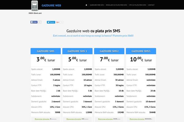 Cloudhost theme site design template sample