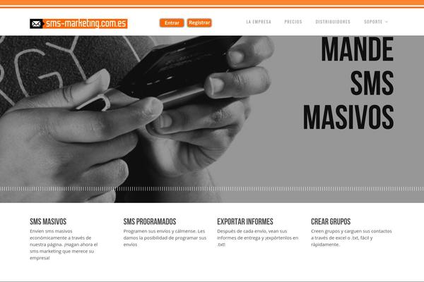 sms-marketing.com.es site used Senna