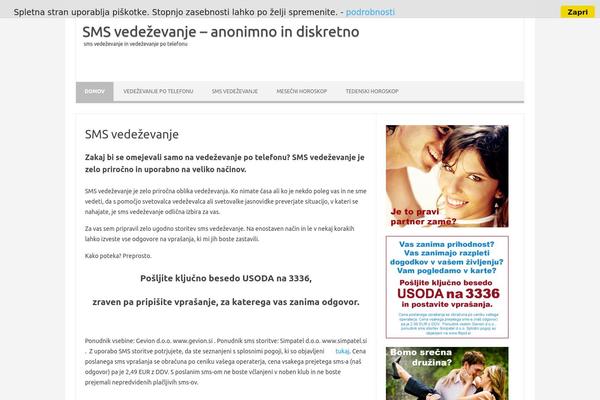 sms-vedezevanje.com site used Iconic One Pro