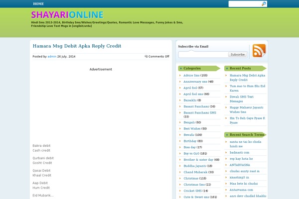 Sb theme site design template sample