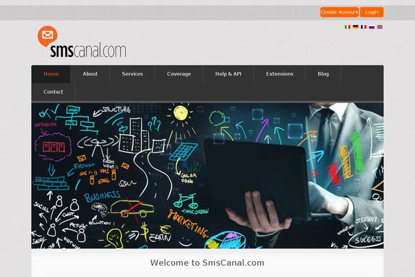 Smart It theme site design template sample