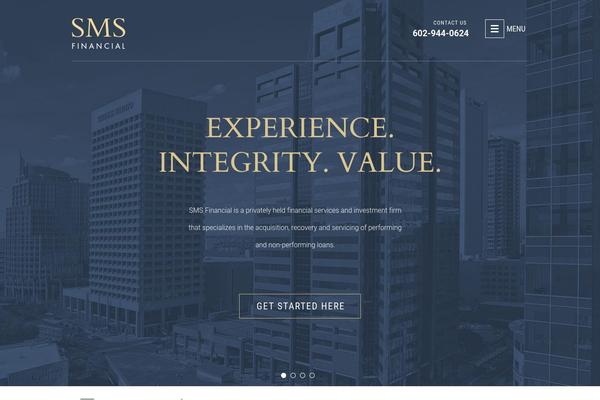 Sms theme site design template sample