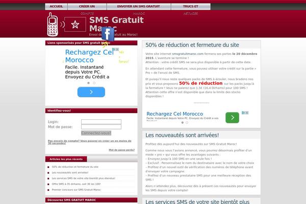 smsgratuitmaroc.com site used Malu