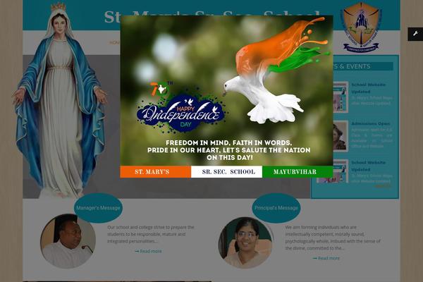 smsmayurvihar.org site used Biznez Lite