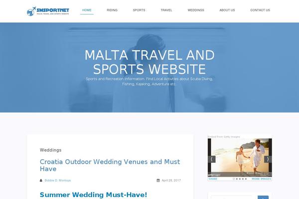 Writee theme site design template sample