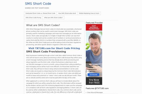 Clean Simple White theme site design template sample