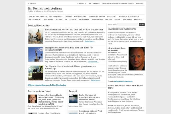 News theme site design template sample