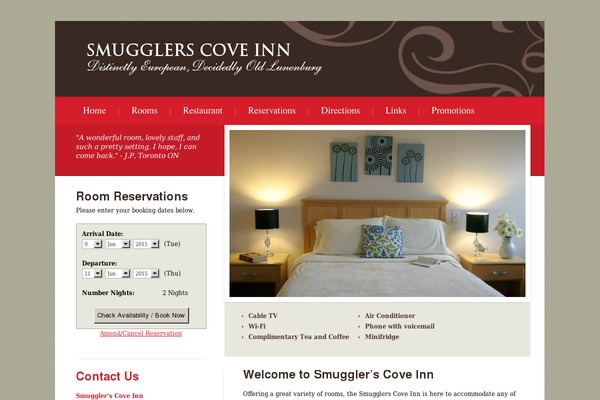 smugglerscoveinn.ca site used Smugglers