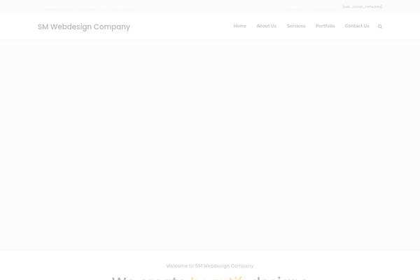 smwebdesigncompany.com site used Nuovowp