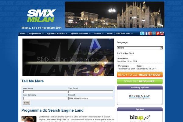 smxmilan.it site used Smx
