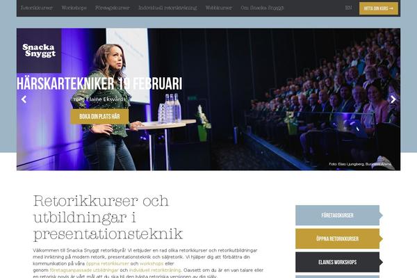 snackasnyggt.se site used Snacka-snyggt