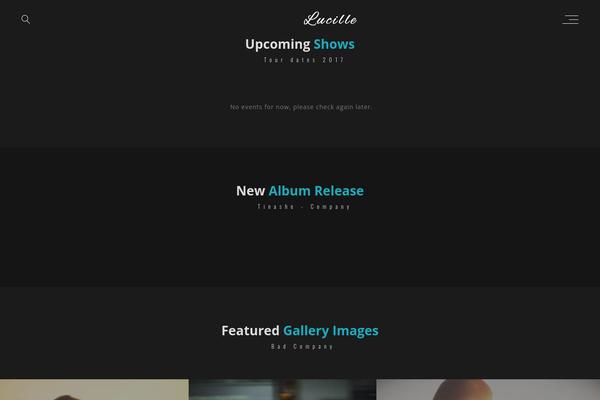 Lucille theme site design template sample