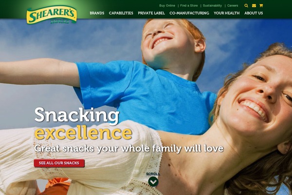 Gourmet theme site design template sample