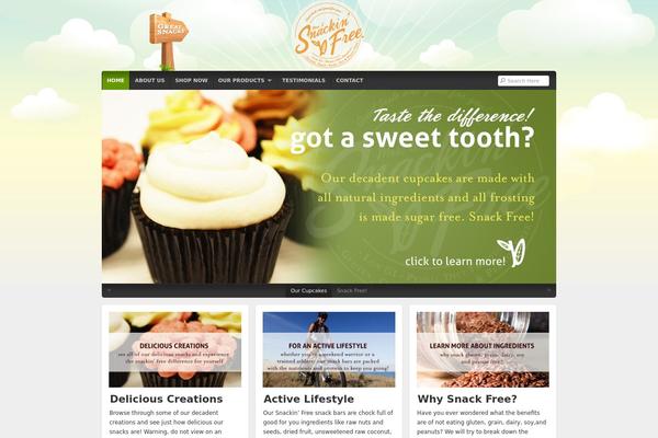 Organic theme site design template sample