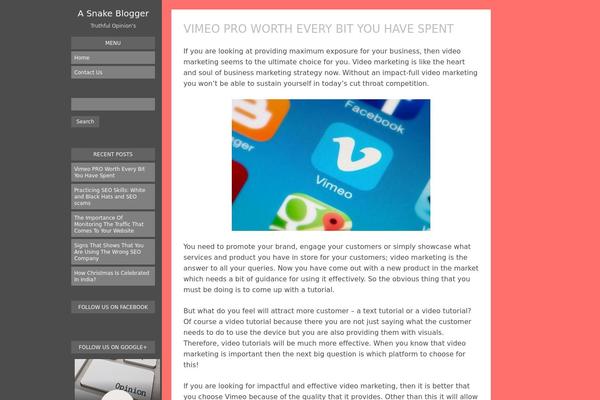 Blogly Lite theme site design template sample