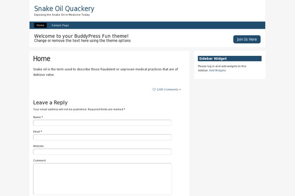 Site using Flybx plugin