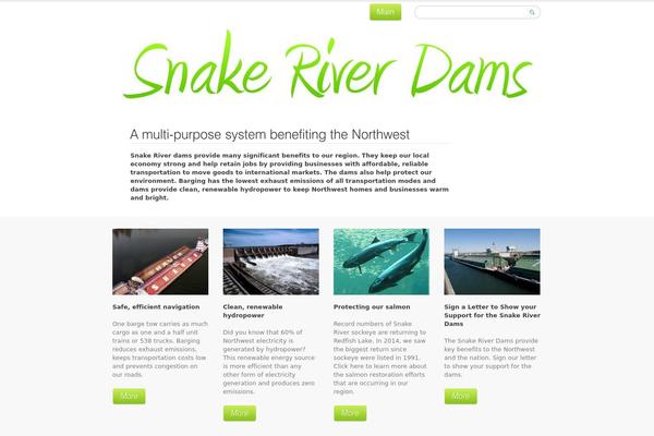 snakeriverdams.com site used Theme1288