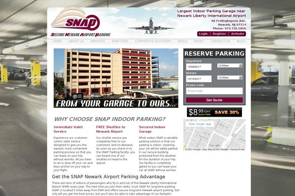 snap-parking.com site used Netpark-theme