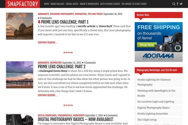 Site using Royal PrettyPhoto plugin