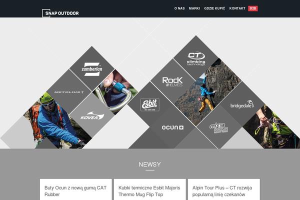 Snap theme site design template sample
