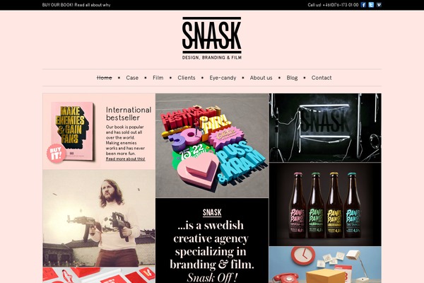 Site using Vimeo plugin