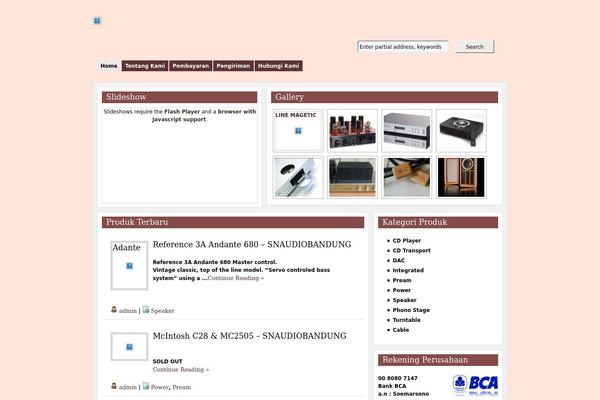 Mainstreet theme site design template sample