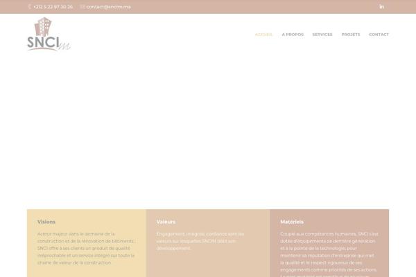 Etalon theme site design template sample