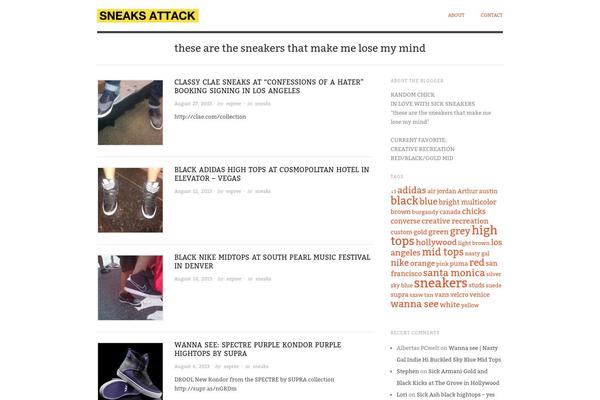 sneaksattack.com site used Origin