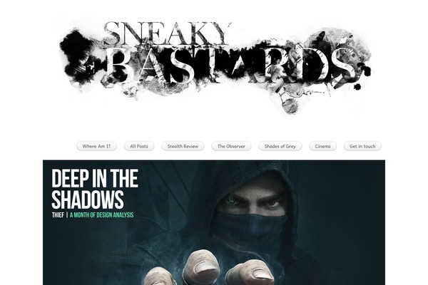 sneakybastards.net site used Clear Theme