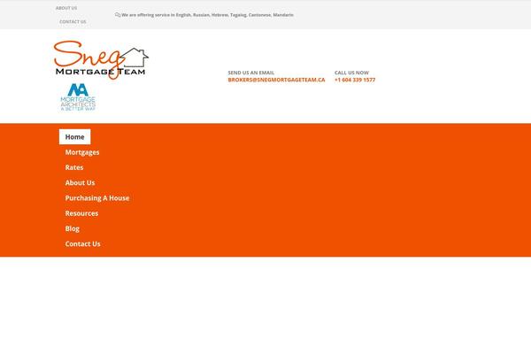 snegmortgageteam.ca site used Snegmortgageteam-child