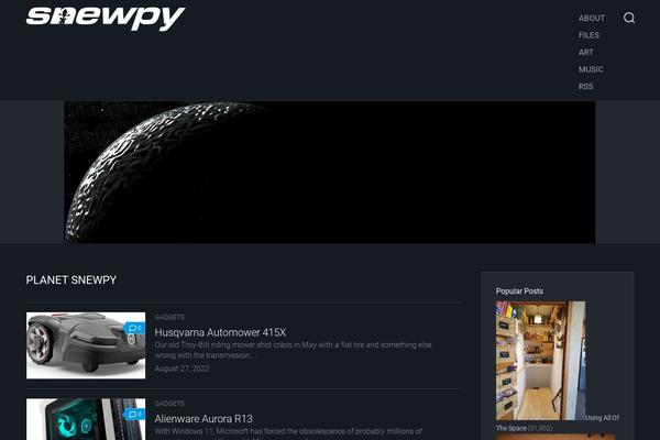 snewpy.com site used Incolor