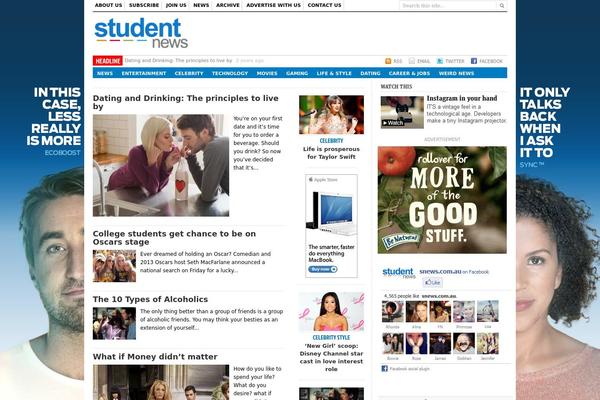 Smart News theme site design template sample