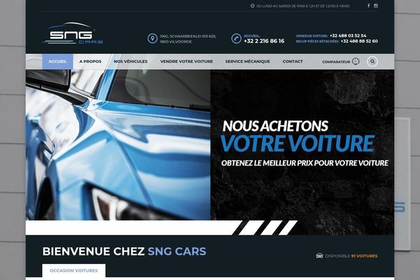 Motors theme site design template sample