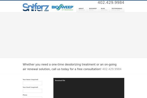 FreshBiz theme site design template sample