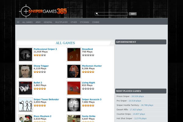 FunGames theme site design template sample