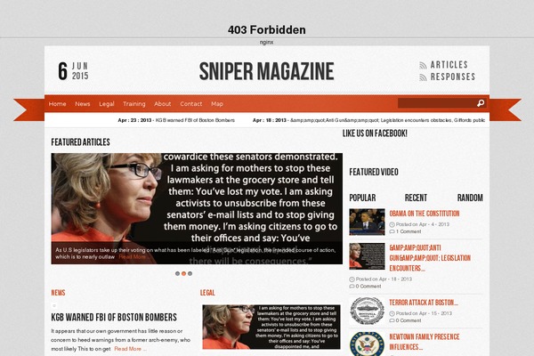 Reporter theme site design template sample