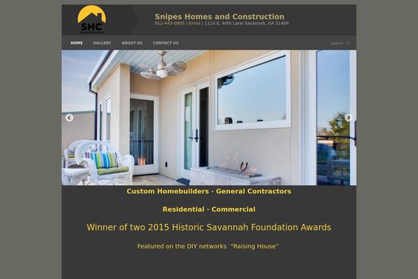 Neo theme site design template sample