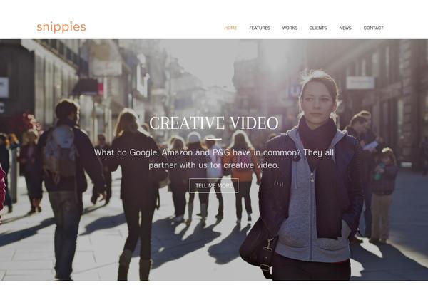Awaken theme site design template sample