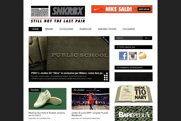 Gonzo theme site design template sample