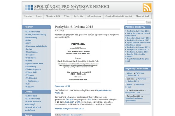 Site using Čeština pro WordPress plugin