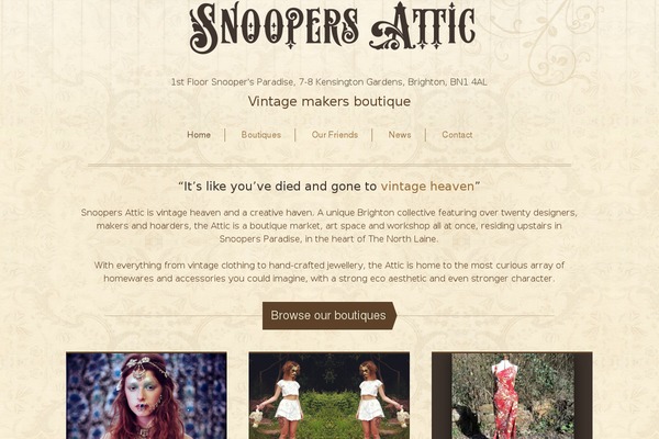 Bones theme site design template sample
